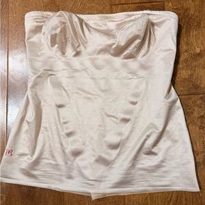 Ruby Ribbon Cream convertible Strapless Cami (no straps) 40